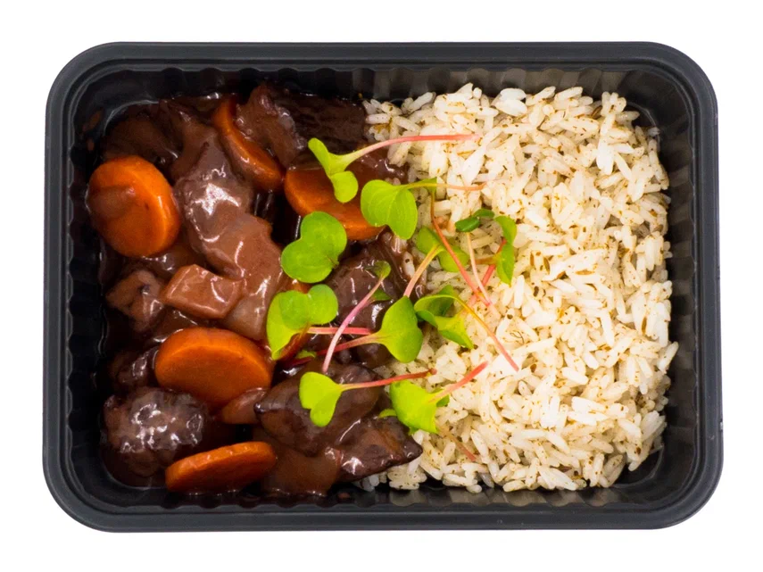 Beef Bourguignon with Rice