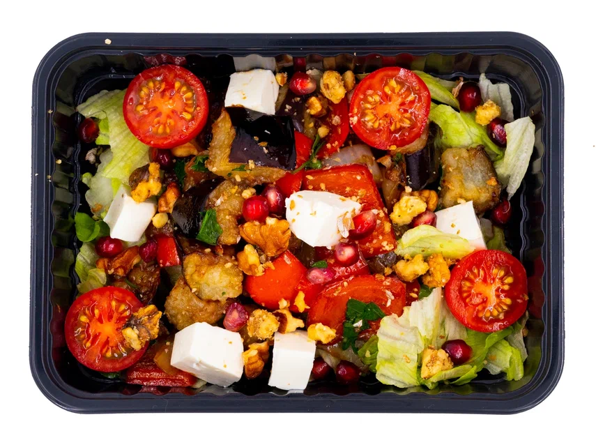 Charred Eggplant & Sunset Pepper Warm Salad