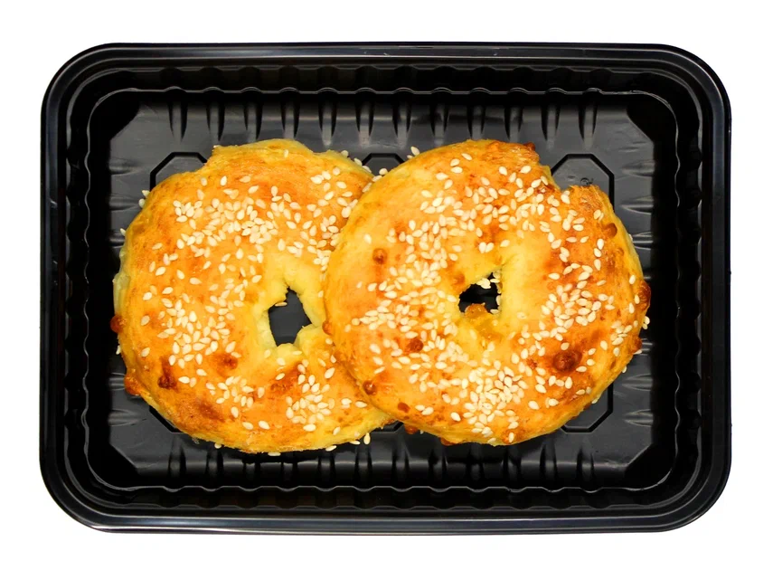 Cheese Rings with Toasted Sesame