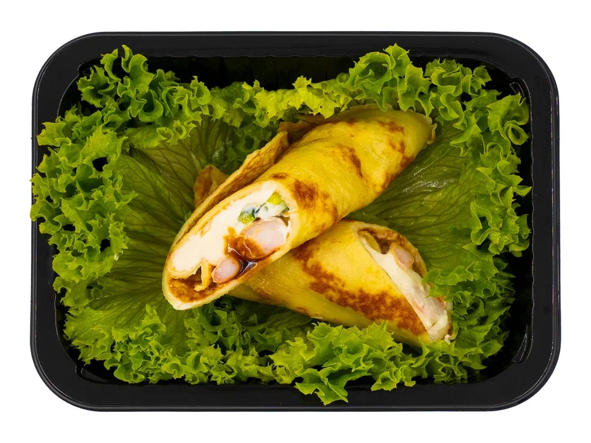 Egg Roll with Shrimp & Crisp Cucumber
