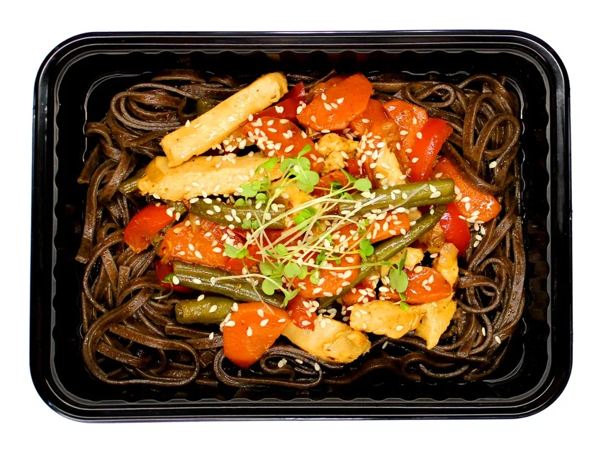 Roast with Nutty Buckwheat Soba