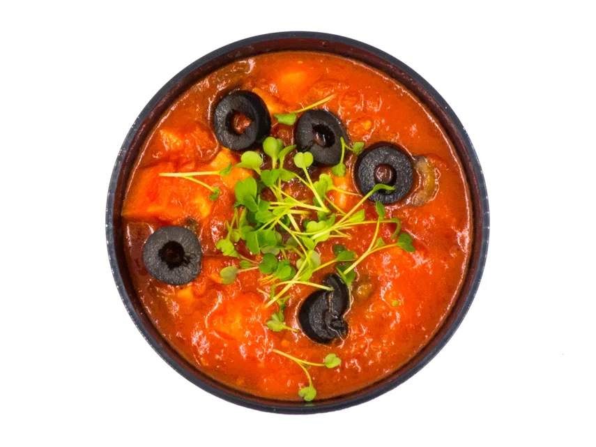 Tomato Soup with Turkey and Pearl Barley