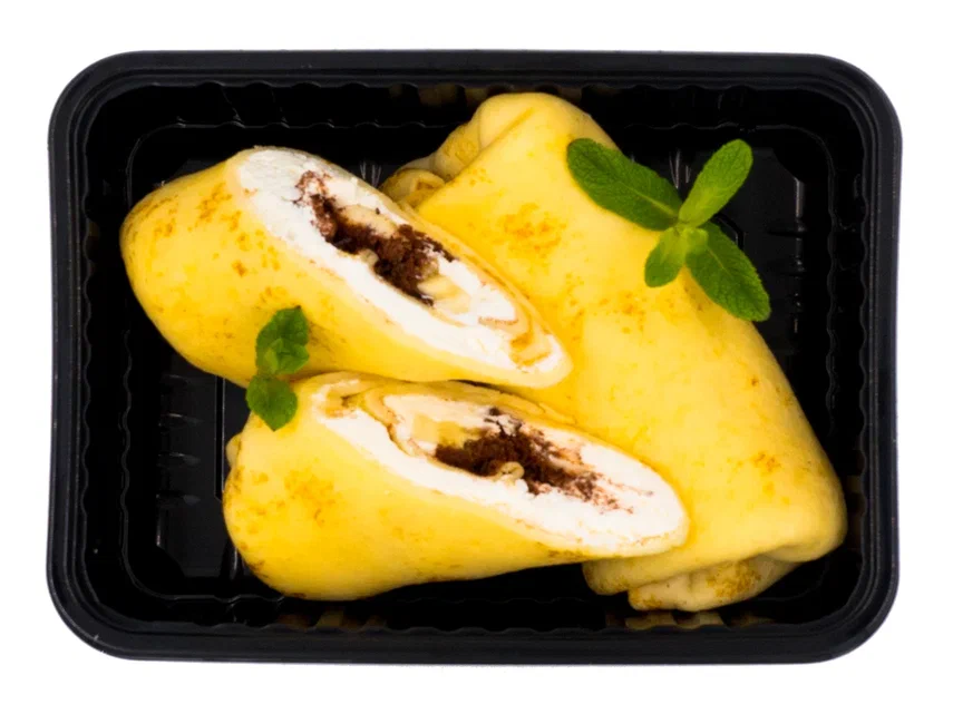 Crêpes with Ricotta, Banana & Chocolate