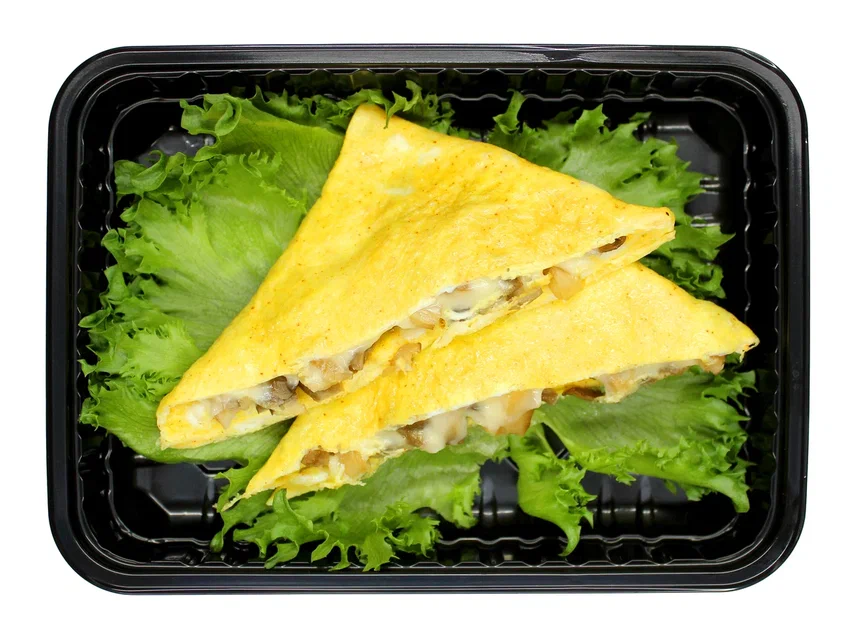 Omelette with Wild Mushrooms and Maasdam Cheese