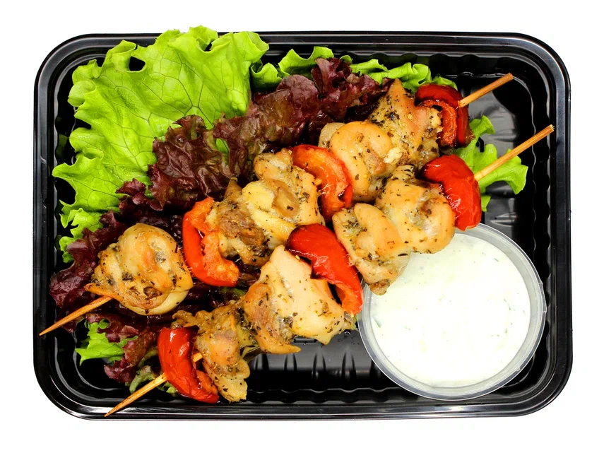 Skewers with Creamy Tzatziki Sauce